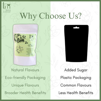Dew Herbal Green Tea | Jasmine Chamomile Floral Infusion – Tea on Brown Living™. SKU: TM_DW. Img 5.