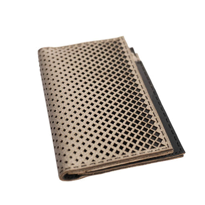 Diamond Pattern Wallet – Handcrafted with Sustainable Materials | Verified Sustainable by Brown Living™