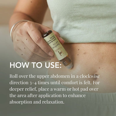 Digest Ease Roll-On | Natural Digestive Relief Essential Oil Blend – Essential Oils on Brown Living™. SKU: HEN-DER-10. Img 3.