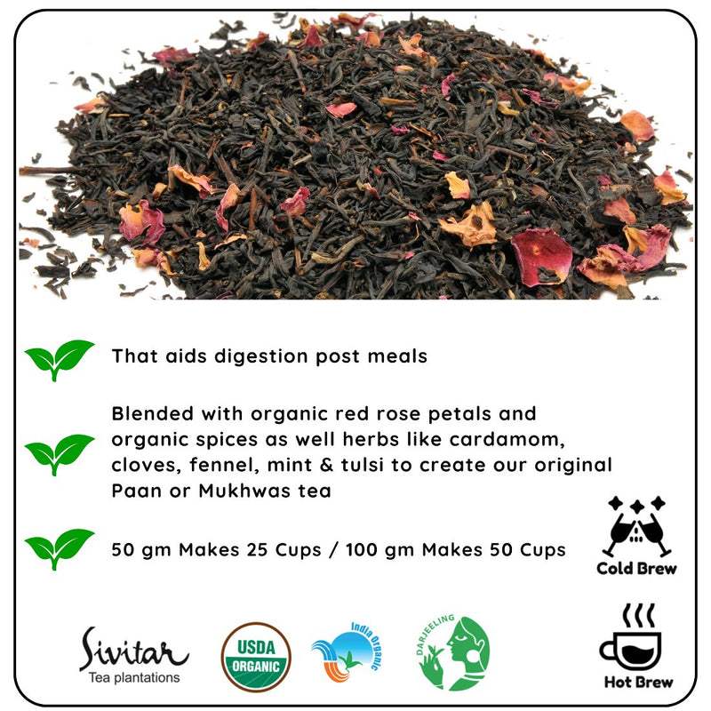 Digestive Mukhwas Tea - For Gut Health and Anxiety Relief | Verified Sustainable by Brown Living™