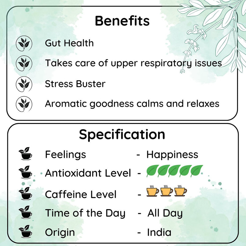 Digestive Mukhwas Tea - For Gut Health and Anxiety Relief | Verified Sustainable by Brown Living™