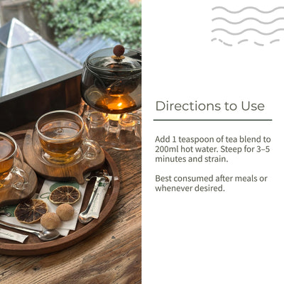 Digestive Tea | Gut Health | Herbal Tea | 60g – Tea on Brown Living™. SKU: ECOTYL00062. Img 5.