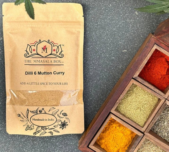 Dilli 6 Mutton Curry Masala 100g – Authentic Delhi Style Spice – Seasonings & Spices on Brown Living™. SKU: TMMBC13. Img 1.