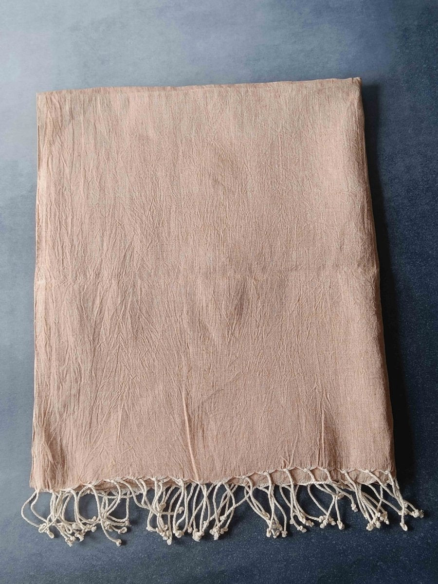 Dirty Ginger Hemp Fabric Unisex Stole | Verified Sustainable by Brown Living™