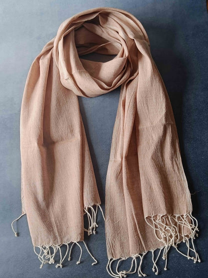 Dirty Ginger Hemp Fabric Unisex Stole | Verified Sustainable by Brown Living™