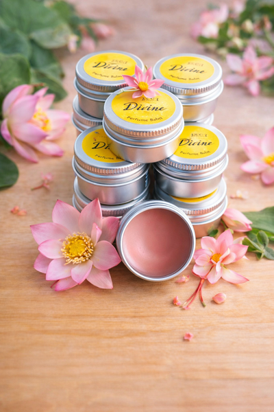 Divine Perfume Balm | Long - Lasting Alcohol - Free Solid Fragrance – Perfume on Brown Living™. SKU: SN-PB-DV-10. Img 1.