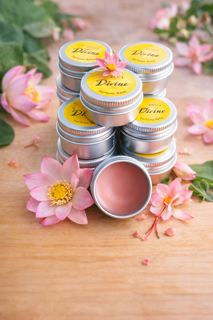 Divine Perfume Balm | Long - Lasting Alcohol - Free Solid Fragrance – Perfume on Brown Living™. SKU: SN-PB-DV-10. Img 1.