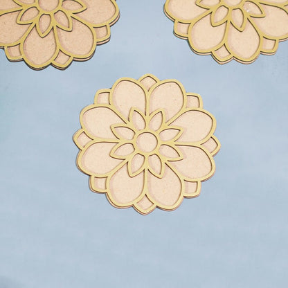 DIY Rangoli Kits - 3 Elegant Stencils & 4 Festive Colors – Home Decor on Brown Living™. SKU: MJ00053DR. Img 6.