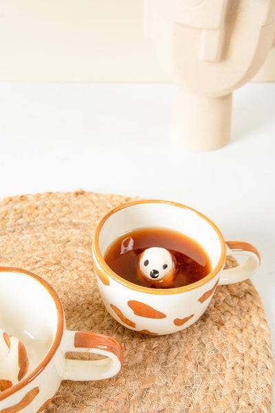 Doggy Delight Mug for Pet Lovers – Mugs on Brown Living™. SKU: s-116. Img 3.