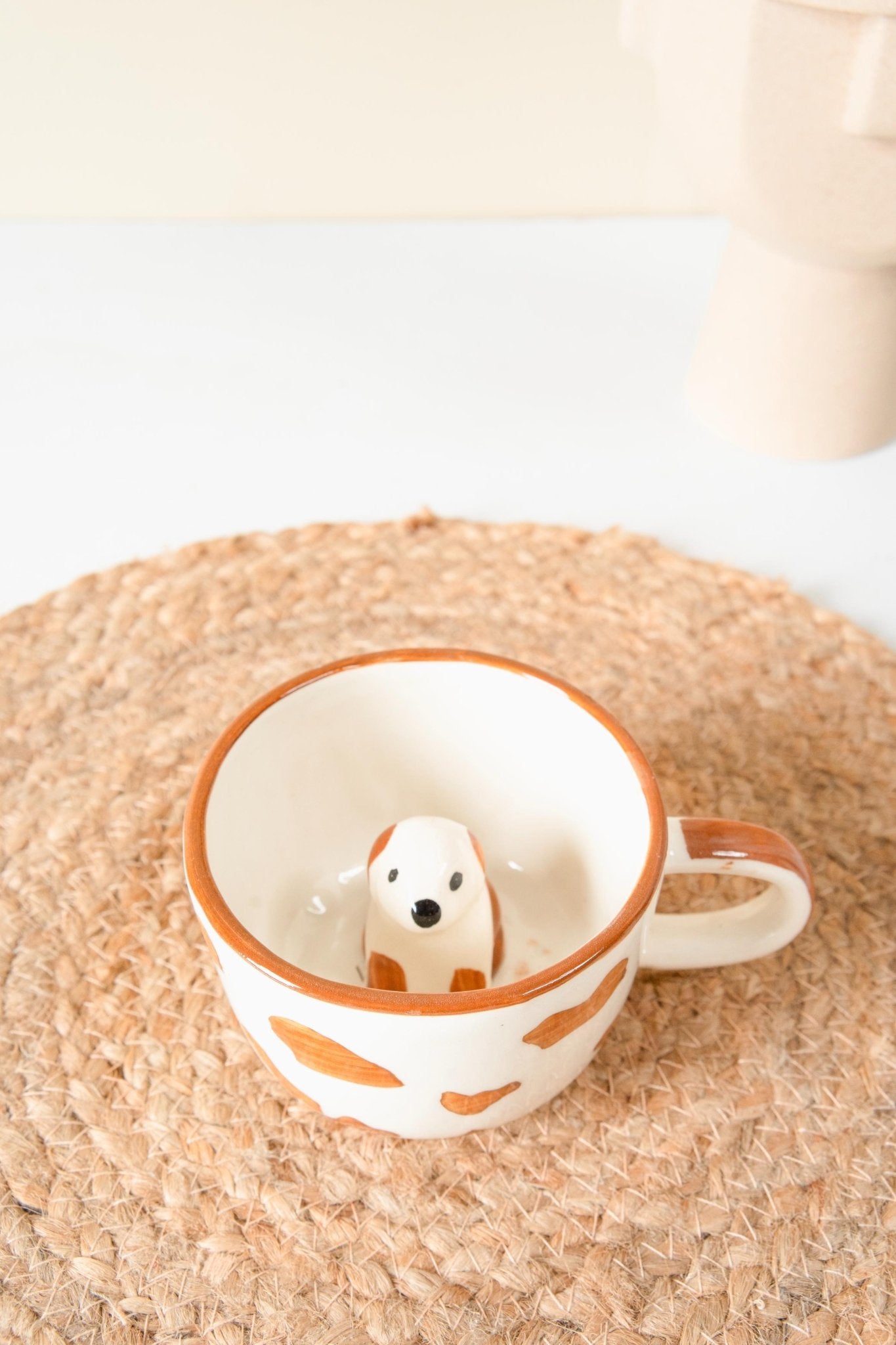Doggy Delight Mug for Pet Lovers – Mugs on Brown Living™. SKU: s-116. Img 2.