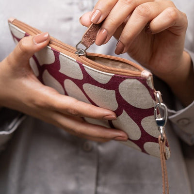 Double Sided Wrislet | Made of Coconut Leather – Mens Wallet on Brown Living™. SKU: SDW-676. Img 3.