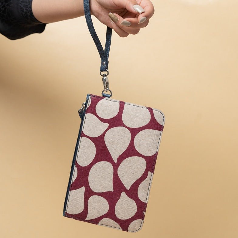 Double Sided Wrislet | Made of Coconut Leather | Mens Wallet