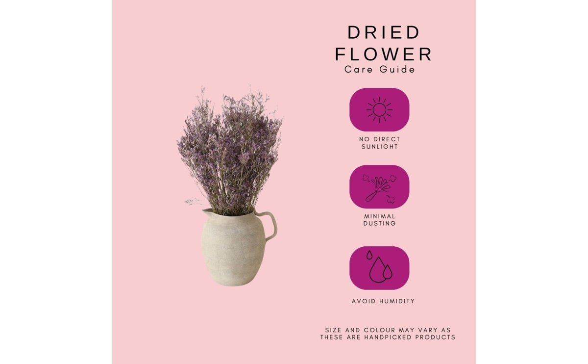 Dried Limonium Purple | Verified Sustainable by Brown Living™