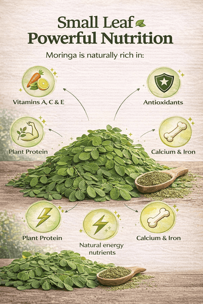Dried Moringa Leaves | Natural Herbal Tea & Culinary Ingredient – Tea on Brown Living™. SKU: BH-MOR-100G. Img 10.