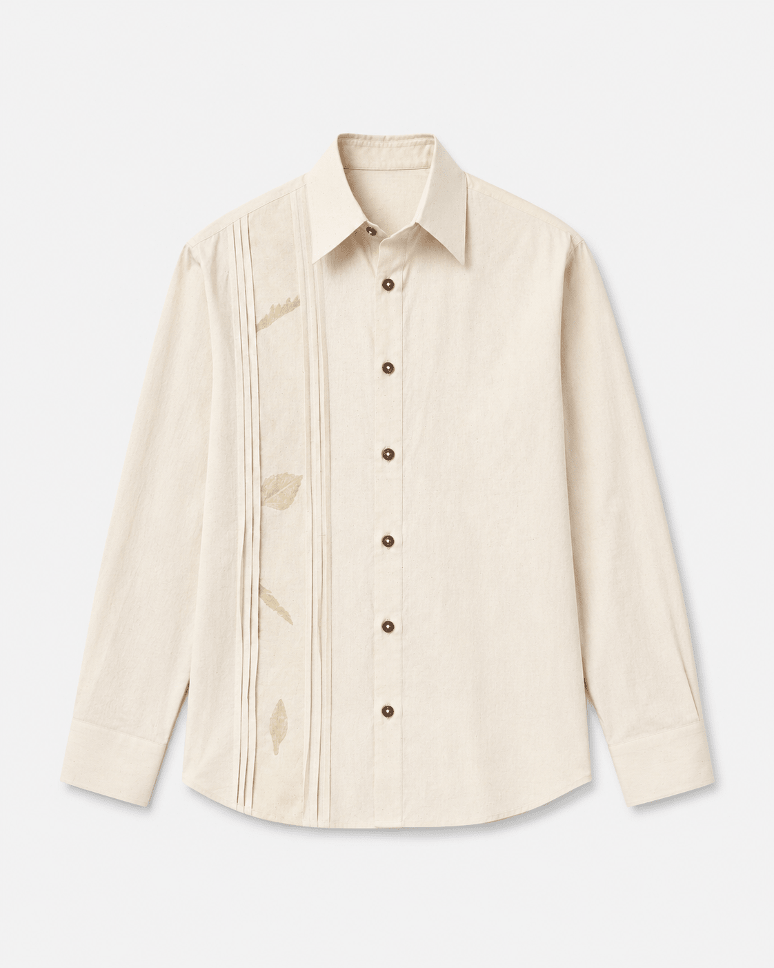 Driftline Panel Shirt – Contemporary Panelled Shirt with Elegant Fit – Womens Shirt on Brown Living™. SKU: ACL2026005. Img 1.