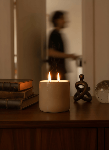 Dune Ceramic Candles | Handcrafted Decorative & Scented Candles – Candles & Fragrances on Brown Living™. SKU: CC7_N. Img 1.