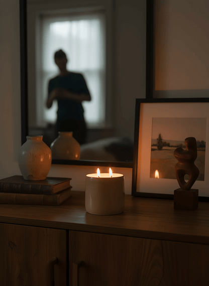 Dune Ceramic Candles | Handcrafted Decorative & Scented Candles – Candles & Fragrances on Brown Living™. SKU: CC8_N. Img 5.