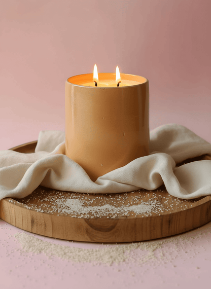 Dune Ceramic Candles | Handcrafted Decorative & Scented Candles – Candles & Fragrances on Brown Living™. SKU: CC8_N. Img 4.