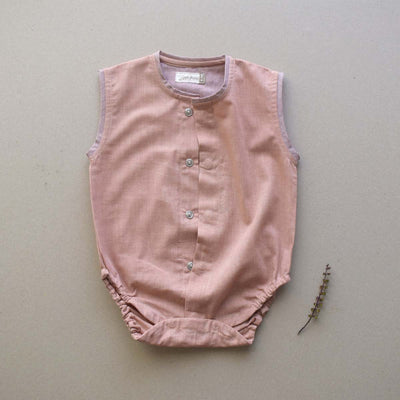Dusky Rose Baby Onesie – Kids Onesies on Brown Living™. SKU: C1O00YDM13NB. Img 2.