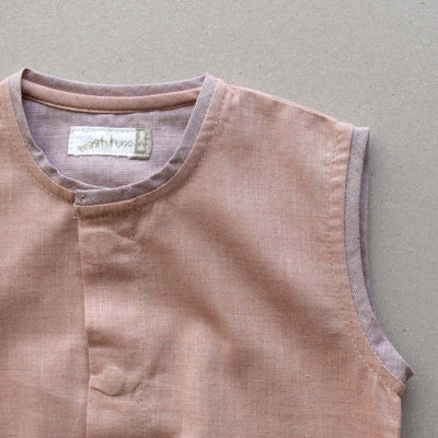 Dusky Rose Baby Onesie – Kids Onesies on Brown Living™. SKU: C1O00YDM13NB. Img 3.