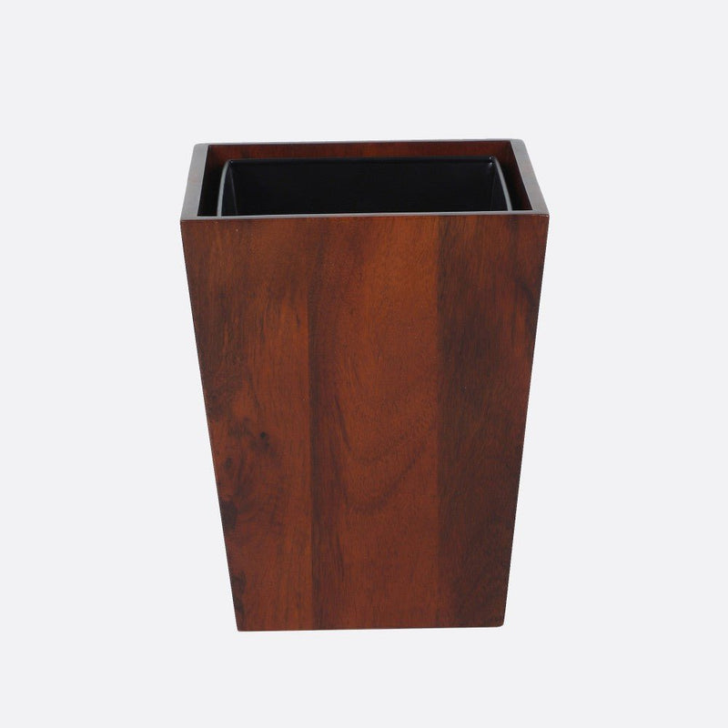 Dwindle Wooden Wastebasket with a Removable Inner Liner | Verified Sustainable by Brown Living™