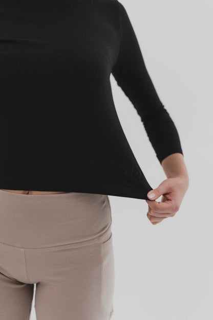 Dysha Snug Fit 3/4 Sleeve t-shirt – Womens T-Shirt by elope available on Brown Living™. Xs Atmosphere. SKU: ELDYT004XS. Img 6.