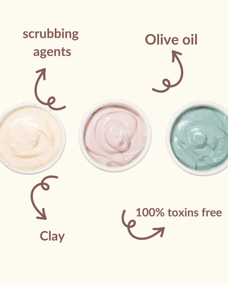 Earthy Clay Face and Body Scrub for Itch Free Skin | Verified Sustainable by Brown Living™