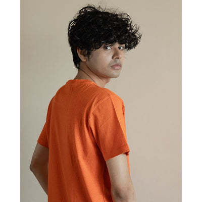 Eco Friendly Cotton T Shirt | Regular Fit Everyday Tee – Mens T-Shirt on Brown Living™. SKU: ANTEFETOEFLFS. Img 6.