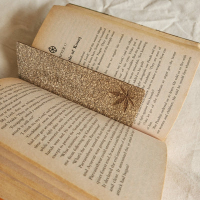 Eco - Friendly Hemp Rectangular Bookmark (Pack of 3) – Bookmarks on Brown Living™. SKU: HI0502. Img 1.