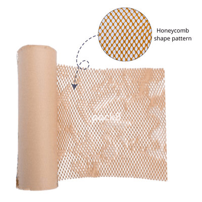 Eco - friendly Honeycomb Paper Bubble Wrap | 100M X 15" – Packing Materials on Brown Living™. SKU: NF-VZVL-7PUF2511. Img 6.