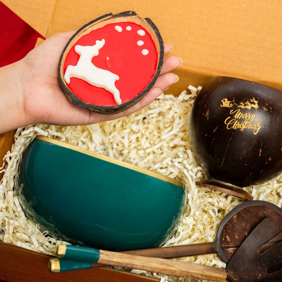 Eco - Friendly Premium Christmas Gift Hamper – Gift Hampers on Brown Living™. SKU: TGAXMASPREHMPR. Img 3.