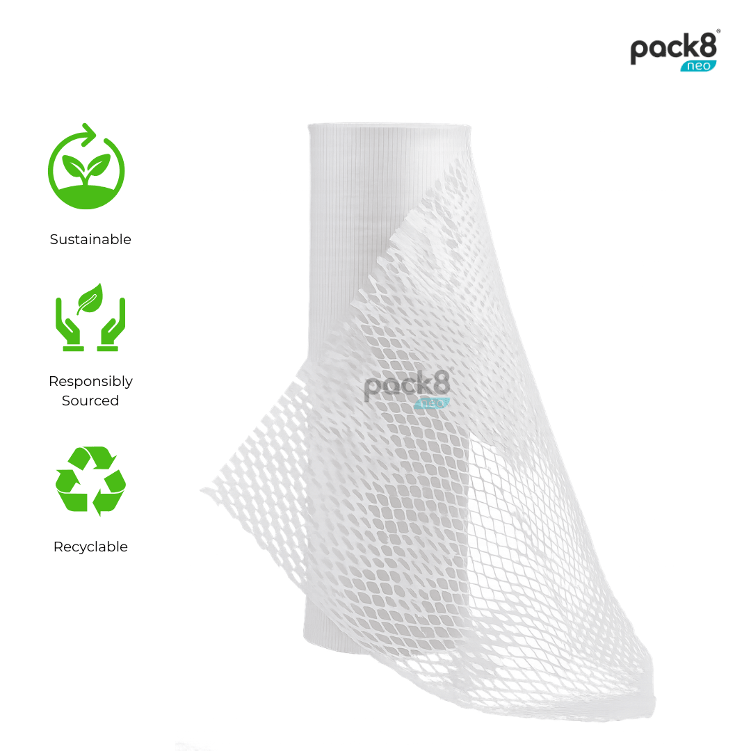 Eco - friendly White Honeycomb Paper Bubble Wrap – Packing Materials on Brown Living™. SKU: Hexcush10x15-P1WH. Img 5.