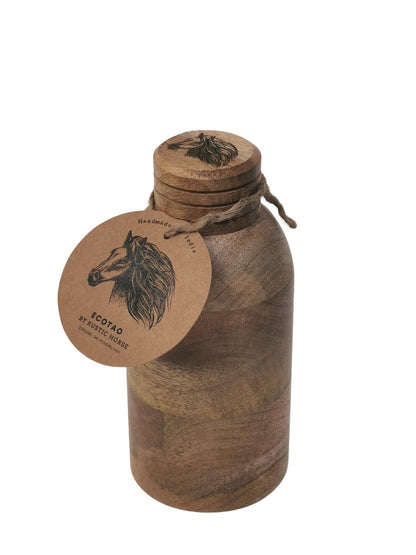 Eco Friendly Wooden Bottle | Multipurpose Leak proof Bottle – Bottles & Sippers on Brown Living™. SKU: ECTWBt101. Img 1.