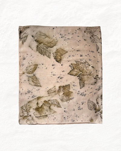Eco - Printed Blush Drift Scarf | Eco - Friendly Handloom Cotton Wrap – Womens Scarf on Brown Living™. SKU: TCC-SW25-09. Img 1.