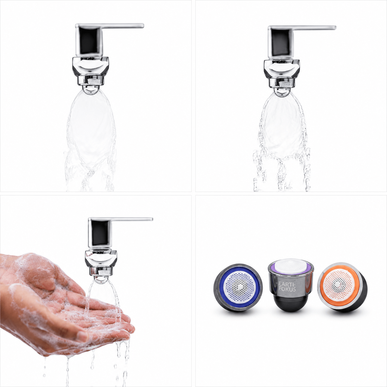 Ecomist Leaf 0.9 Lpm Ultra-Low Mist Water Saving Aerator – Water Saving Device on Brown Living™. SKU: WF-EML-0009-UP1n. Img 1.