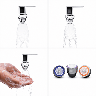 Ecomist Leaf 0.9 Lpm Ultra-Low Mist Water Saving Aerator – Water Saving Device on Brown Living™. SKU: WF-EML-0009-UP1n. Img 1.
