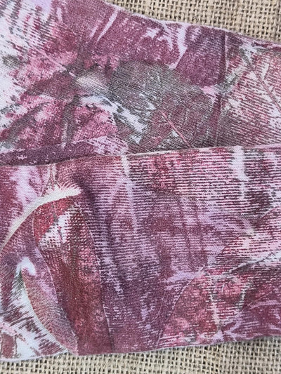 Ecoprinted Pure Cotton Socks | Naturally Dyed with Madder – Womens Socks on Brown Living™. SKU: PC-SOCKS-03. Img 6.