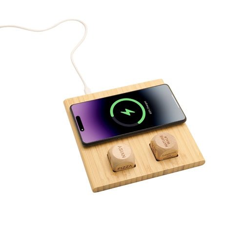 EcoToss Decision Dice With 15W Wireless Charger – Desk Accessories on Brown Living™. SKU: MT628. Img 2.