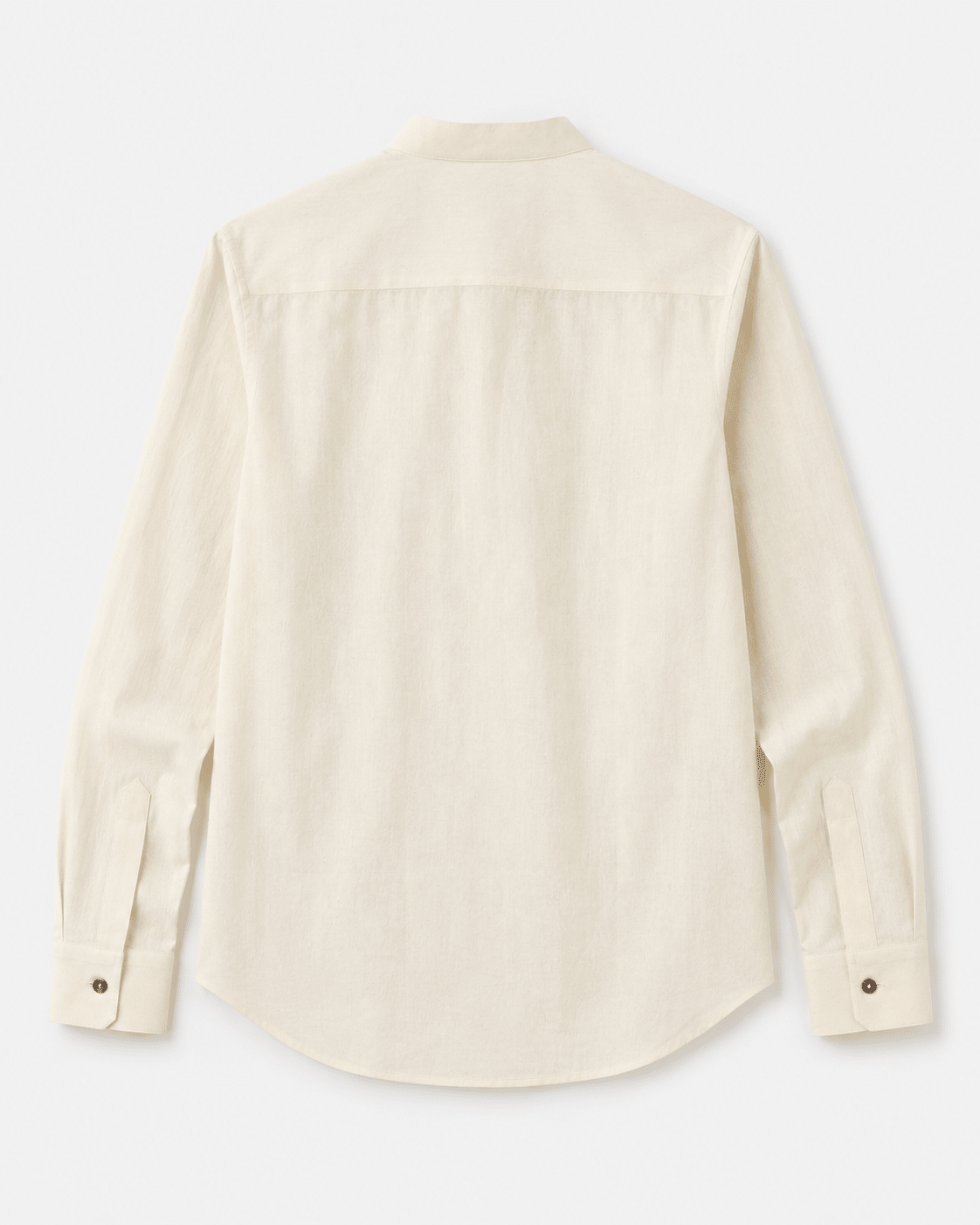 Ecru Collar Cowl Shirt – Elegant Draped Shirt for Modern Women – Womens Shirt on Brown Living™. SKU: ACB2026015. Img 2.