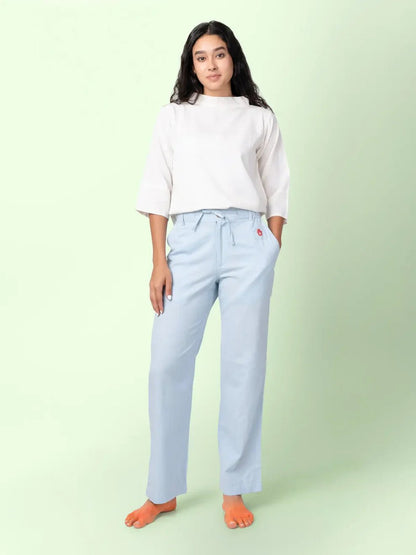 Ecru - Mock Collar Top – Womens Top on Brown Living™. SKU: pH311. Img 4.