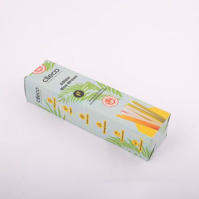 Edible Rice Straws – Eco - Friendly Biodegradable Drinking Straws – Drinking Straws & Stirrers on Brown Living™. SKU: RS11124. Img 2.