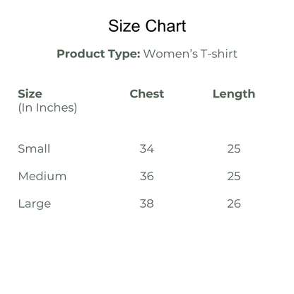 Ek Saath Womens Organic Cotton T-shirt | White | Verified Sustainable by Brown Living™