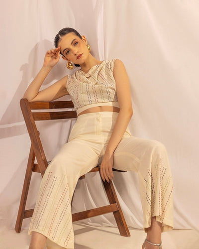 Elegant Cotton Cowl Neck Top – Versatile Women’s Fashion – Womens Top on Brown Living™. SKU: HOA - KAN - 112. Img 4.