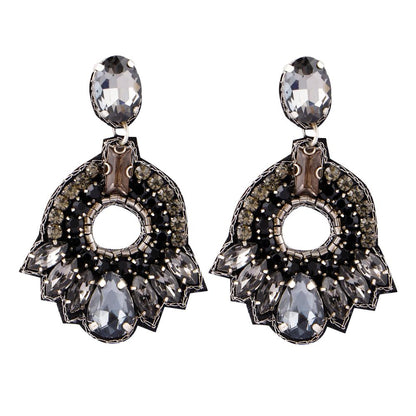 Elegant Gold - Tone Earrings with Crystals and Gems – Womens Earrings by Bamboology available on Brown Living™. Angel - Earring . SKU: ANGE - EARRING. Img 37.