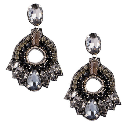Elegant Gold - Tone Earrings with Crystals and Gems – Womens Earrings by Bamboology available on Brown Living™. Angel - Earring . SKU: ANGE - EARRING. Img 38.