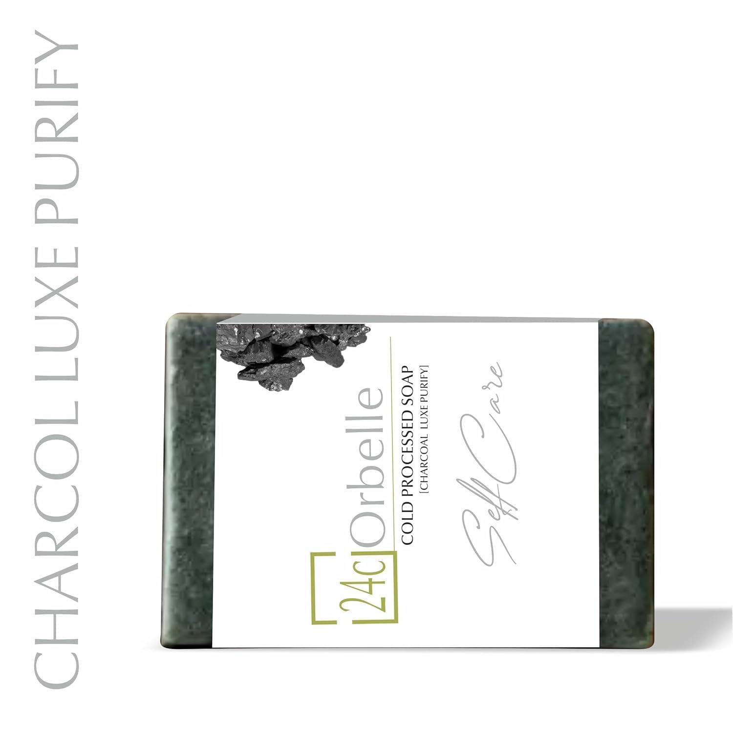 Elixir Cold Pressed Charcoal Soap - Pack of 3 – Body Soap on Brown Living™. SKU: PERE29. Img 1.