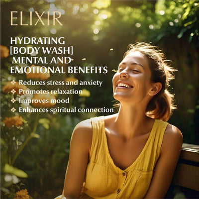 Elixir Hydrating Body Wash with Aloe Vera & Natural Extracts | 200ml – Body Wash on Brown Living™. SKU: 24-HBW-200ML. Img 3.