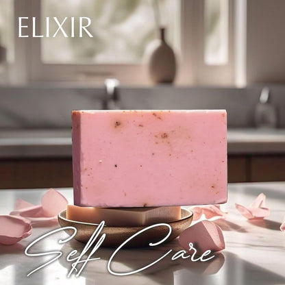 Elixir Rose Radiance Cold Pressed Soap Bar - Pack of 2 – Body Soap on Brown Living™. SKU: PERE23. Img 5.