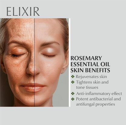 Elixir Rosemary Essential Oil - 30ML – Essential Oils on Brown Living™. SKU: SKIE02. Img 4.