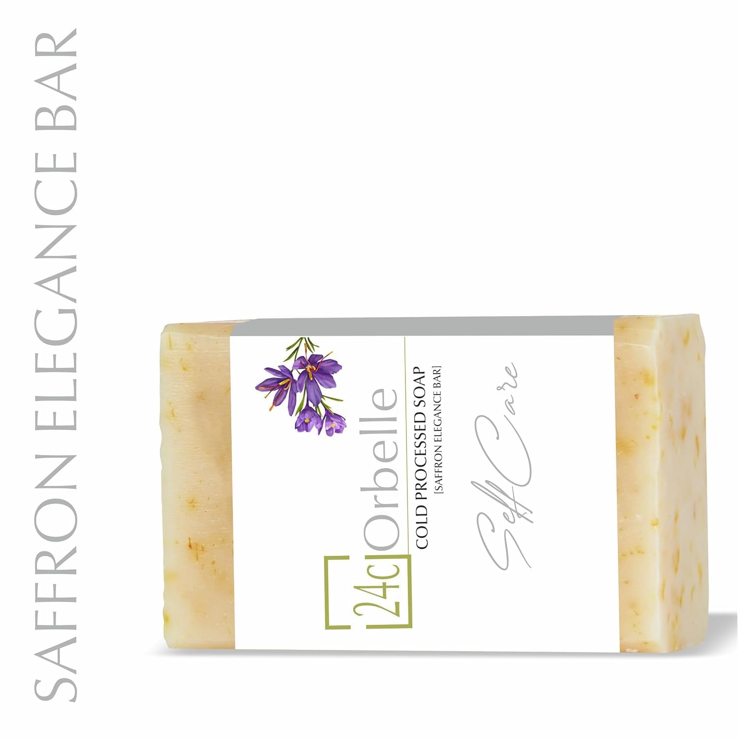 Elixir Saffron Elegance Bar Soap - 120g Pack of 3 – Body Soap on Brown Living™. SKU: PERE19. Img 2.